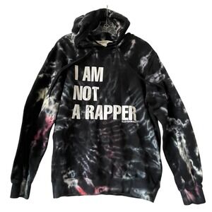 ElevenParis‎ "I Am Not a Rapper" Tie-Dye Hoodie Size S Created in Our Studio